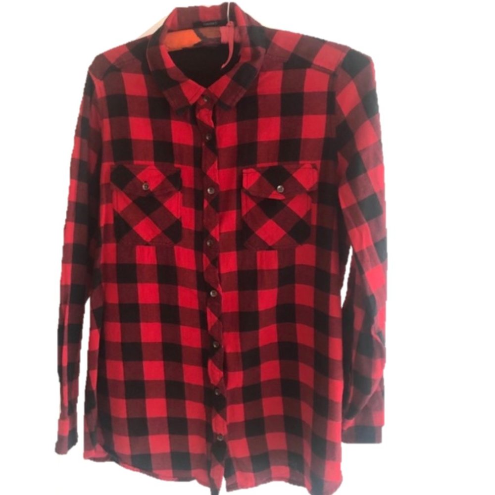 Classic Plaid Flannel Shirt